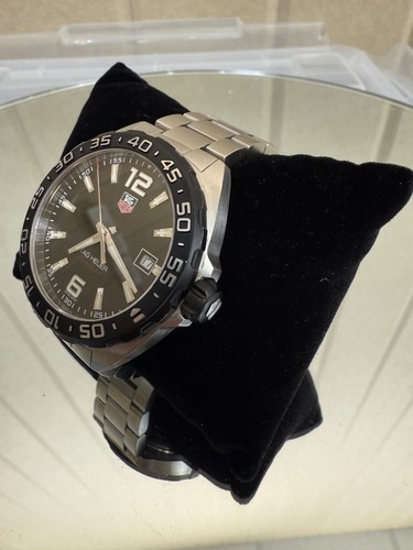 Tag Heuer Formula 1 Date Silver Mens Watch Sapphire Glass 423948 - Bild 3 von 5
