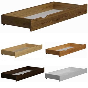 Schublade Bettkasten Unterbettschublade Bettschubkasten auf Rollen Weiß