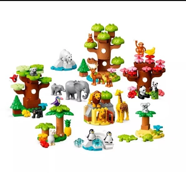 Lego Animales Salvajes del Mundo 10975 DUPLO Gran Conjunto de Construcción Zoo Nuevo Foto 3 de 4