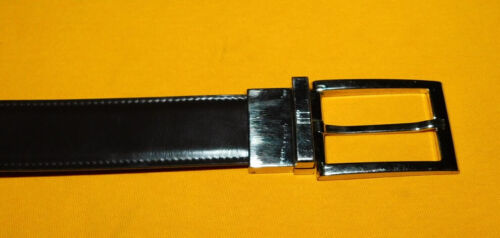 MEN'S DUNHILL BLACK/BROWN GENUINE LEATHER REVERSIBLE BELT SIZE 30/75cm.. - Picture 2 of 5