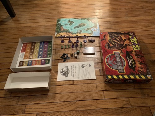 Jurassic Park III 3 Island Survival Brettspiel 3 Teile fehlen - Bild 3 von 6