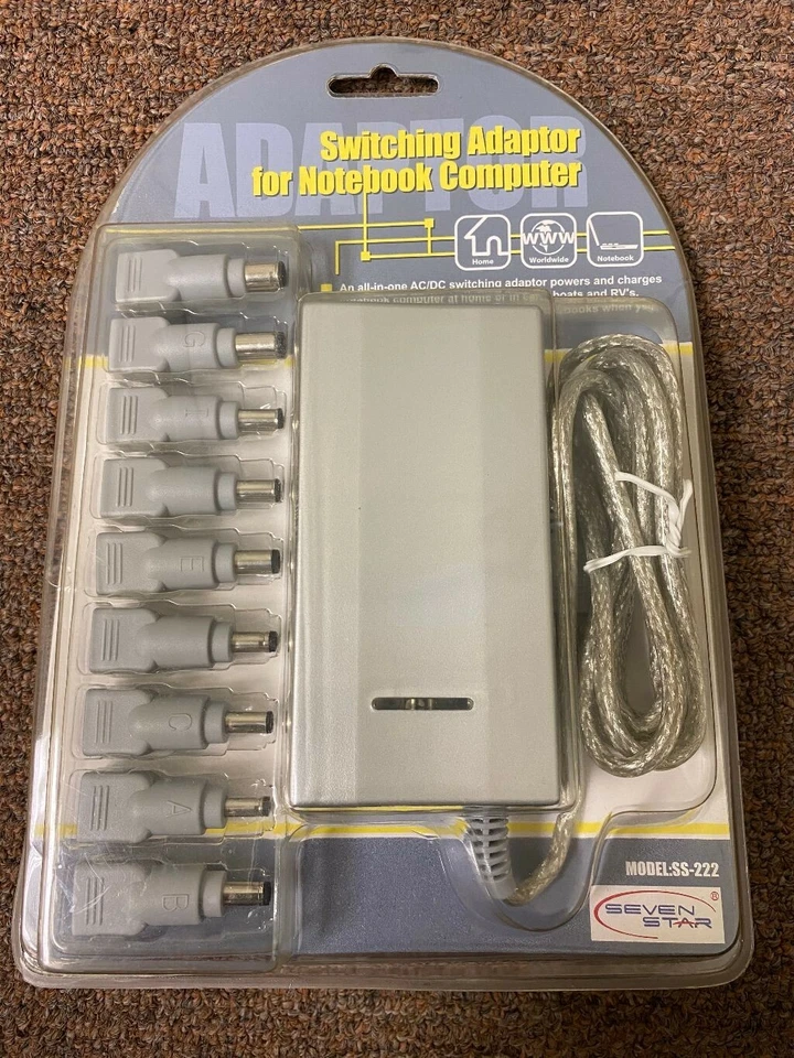 SEVEN STAR SS-222 SWITCHING ADAPTOR FOR NOTEBOOK COMPUTER - Image 3 of 4