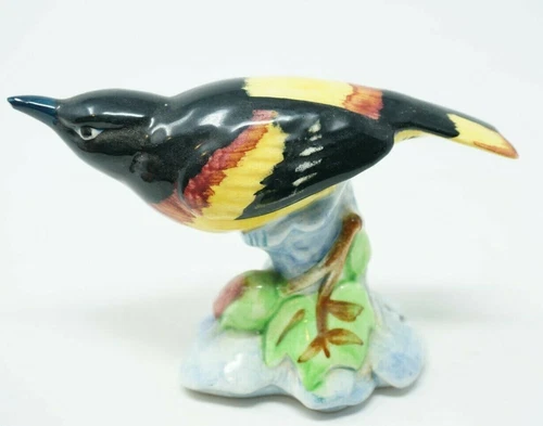 Vintage Hand Painted Stangl Pottery Oriole Bird Figurine 3402 Signed MW
