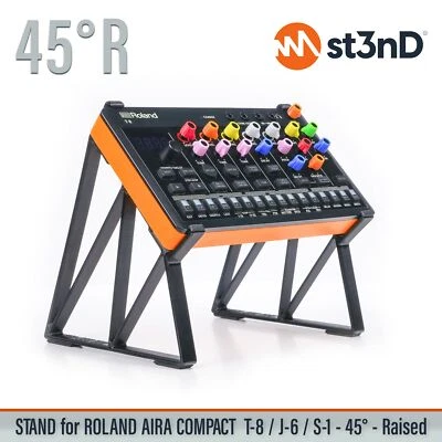 ST3ND STAND for Roland AIRA Compact P-6 / T-8 / J-6 / S-1 - 45° - Raised (by 70mm)