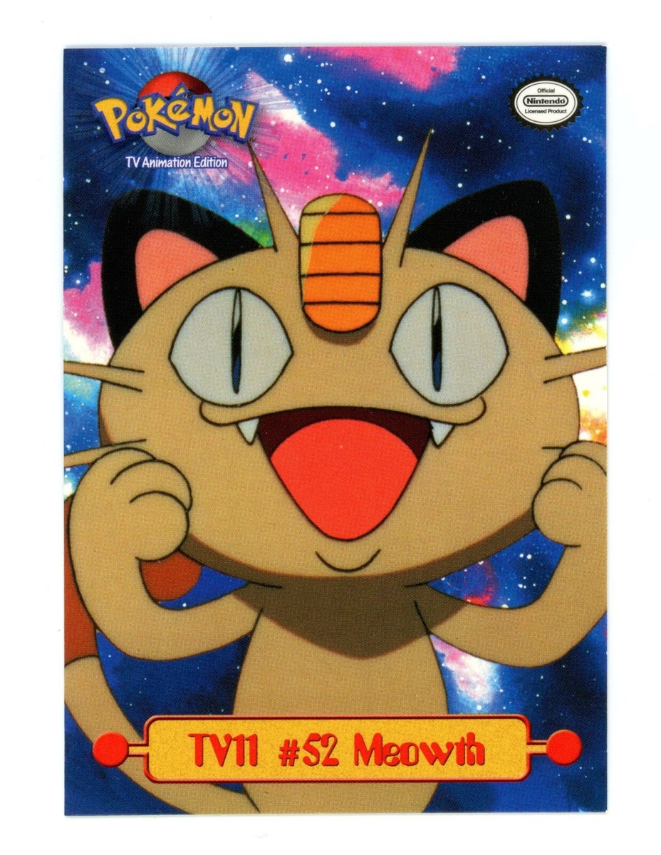 Pokemon Card - Meowth TV11 - TV Animation Edition - Topps Series 1