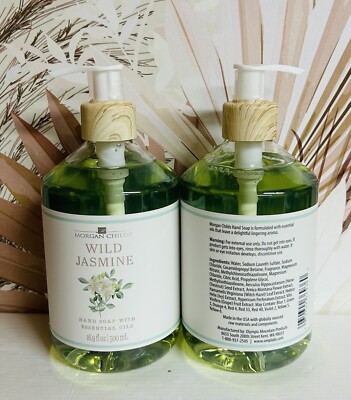 2-Pack Morgan Childs ~ Wild Jasmine Hand Soap with Essential Oils