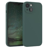 FüR Apple Iphone 14 HandyhüLle Silikon Back Cover Schutz Handy Case Nacht GrüN