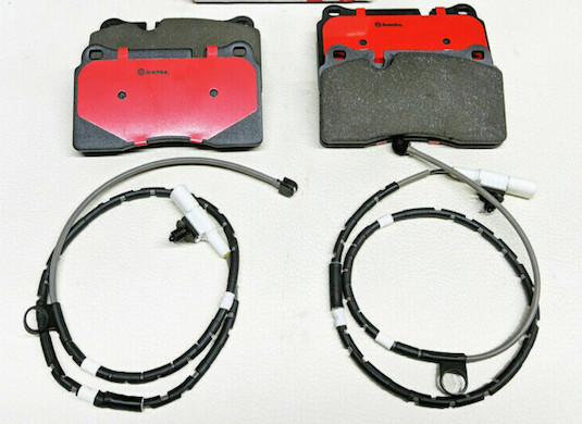 OEM Aston Martin DB9 & Vantage 2005-2016 Front Brake Pads + Sensor 7G43-2D007-AA