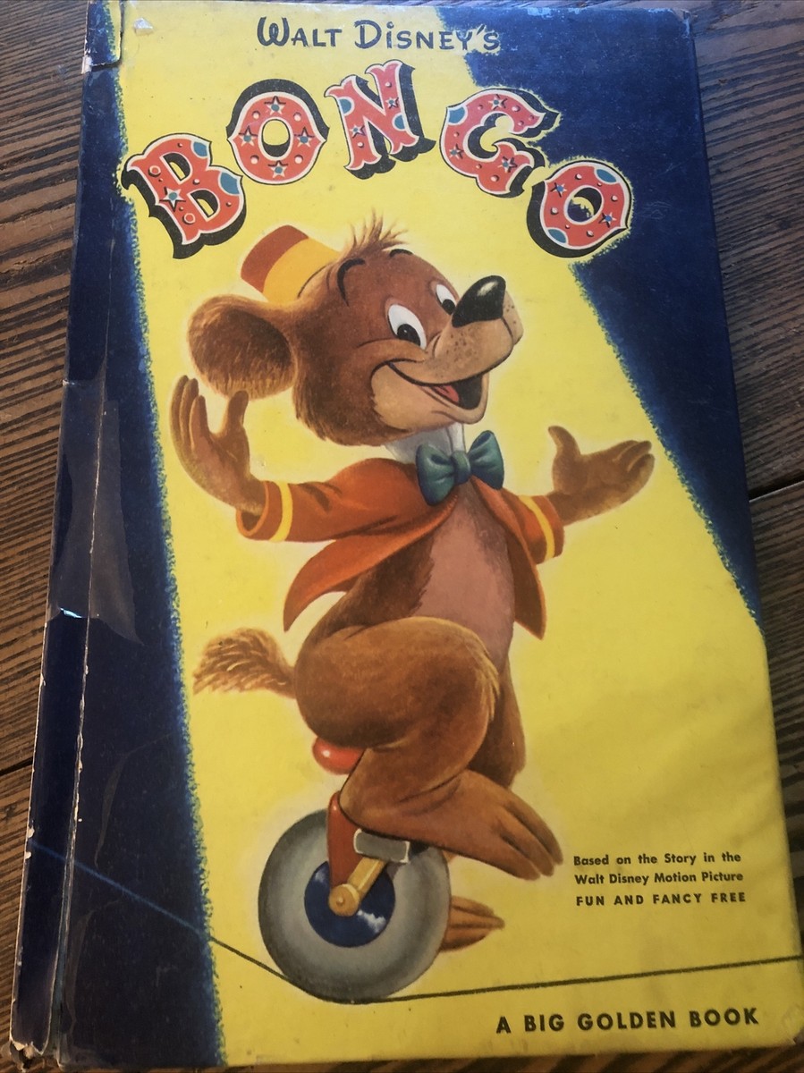 ヴィンテージディズニー・洋書 Walt Disney's Bongo Big Golden Book 1947 First Printing | eBay