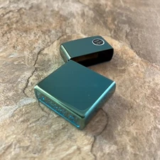 Genuine Zippo High Polish Teal windproof Lighter CASE ONLY No Insert/Box