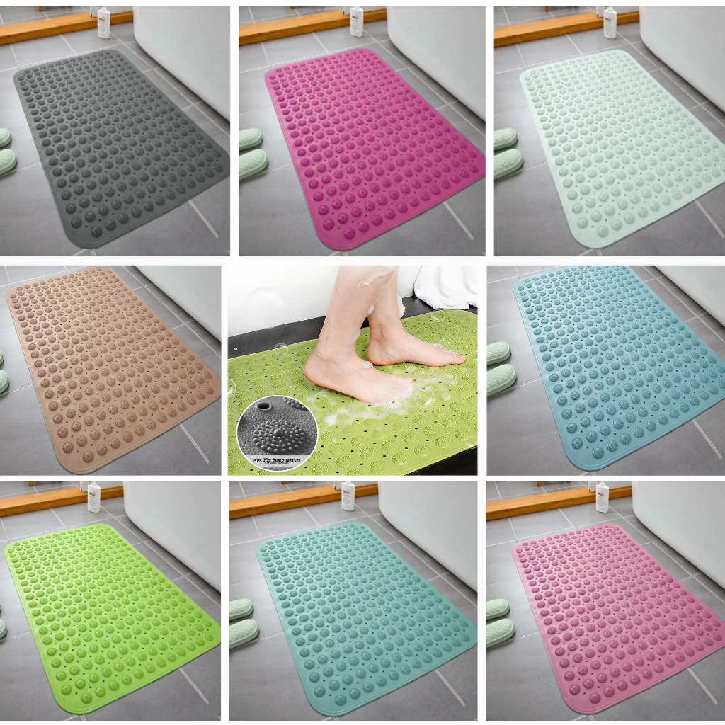 Tappetino Antiscivolo Per Vasca Bambini - 86x39cm, Design Oceano Blu Divertente E Sicuro - Foto 10