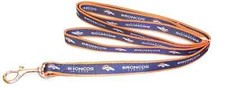 NFL Denver Broncos Pet Dog Leash 50"