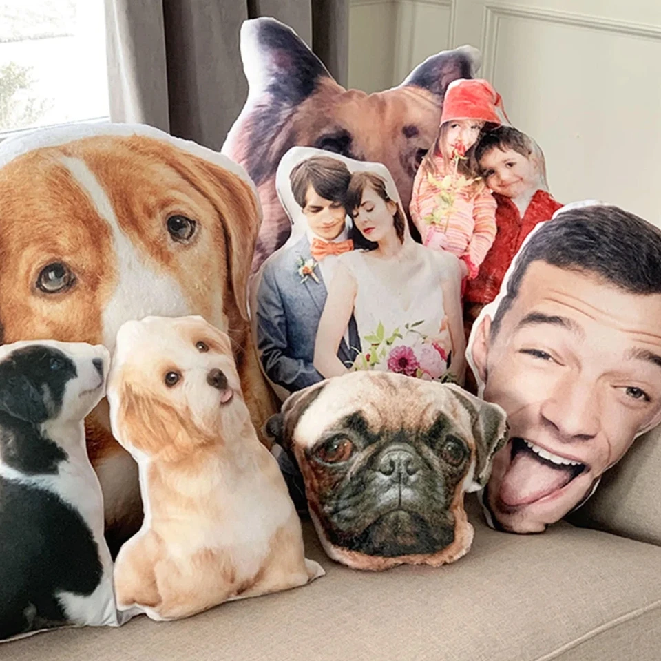 Custom 3D Photo Face Pillow | Turn Any Photo Into a Pillow | Pet Pillow - Image 3 of 4