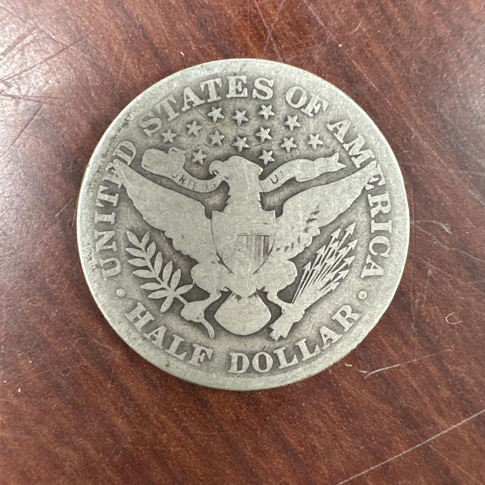 (1) Beautiful Antique 1913-P Barber Half Dollar - Image 2 of 4