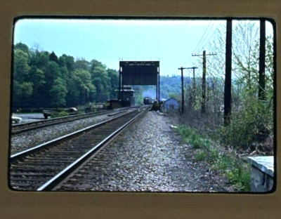 Penn Central RR E8 #42 Passenger Train 1970s 35mm