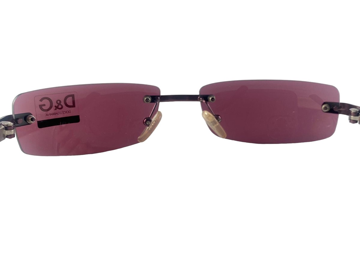 小物 DOLCE&GABBANA rim less sunglasses Y2K VINTAGE DOLCE & GABBANA DG 2065 RIMLESS SUNGLASSES MADE IN ITALY