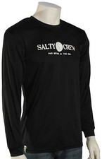 Salty Crew Railed LS Tech T-Shirt - Black - New
