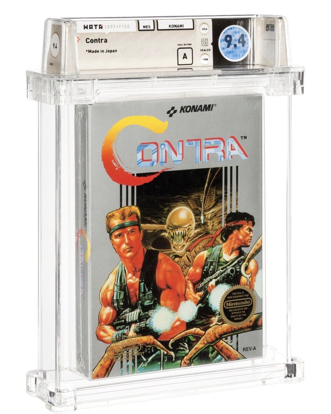 Contra Nes Jogo 100% Original Com Manual Nintendo