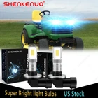 For Deere X465 X475 X485 X495 X575 X585 X595 JD 8000K Bright LED light bulbs Kit
