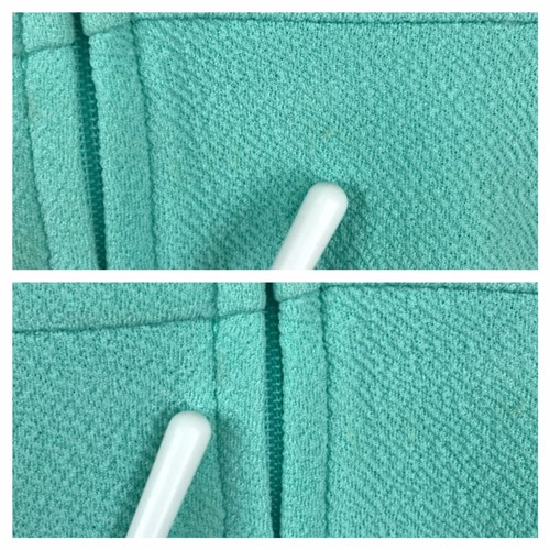 BCX Girl Size 14 Mint Green Lace Detail Unlined Stretch Pleated Front Dress - Picture 10 of 11