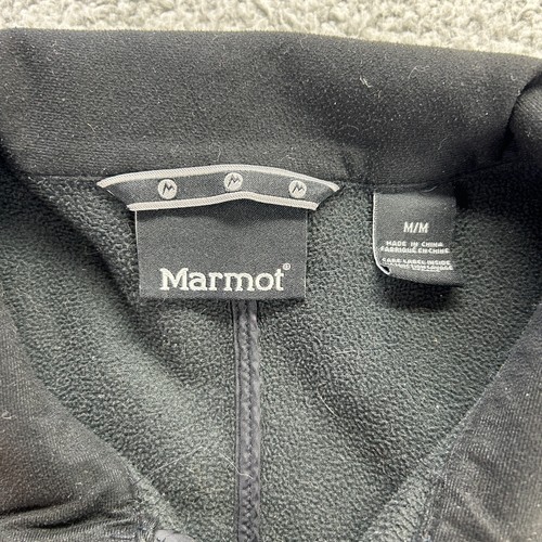 Marmot Jacket Womens M Black Full Zip Long Sleeve Fleece - Picture 3 of 16