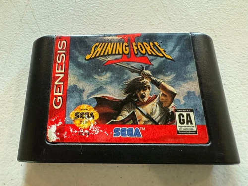 Shining Force II (Sega Genesis, 1994) Cartridge Only - Tested & Authentic!!