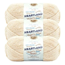 (3 Pack) Lion Brand Yarn 136-098U Heartland Yarn, Acadia