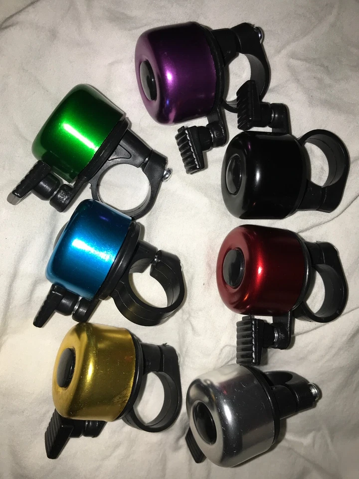 FLICK BELL RINGER Bicicleta Seguridad Cromo Aluminio Manillar Marco Manillar Foto 4 de 4