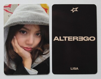 Blackpink Lisa 1st Full Album Alter Ego Official Apple Music Pre-order Photocard