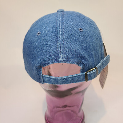 Vintage Swiss Miss Hat Denim Strap Back Baseball Cap Blue W