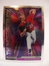 2021 Panini Prizm Draft Picks Thunderstruck # T-DN Doug Nikhazy Baseball Card