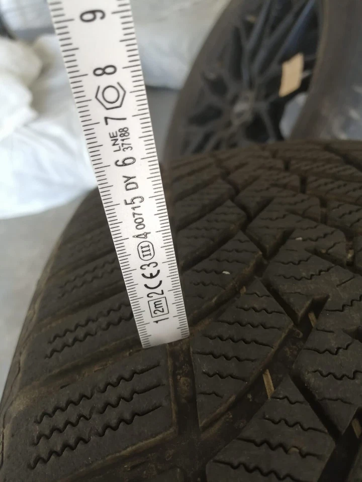 winterräder komplett set audi Q4, DOTZ,Semperit, 19 zoll, ca. 17000 km, profil 4 - Bild 4 von 4