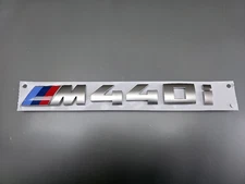 Original BMW M440i Emblem Schriftzug Beschriftung Chrom Matt 5A326F4