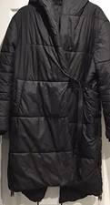 Allsaints Sara Puffer Reversible Coat Black Xs/s