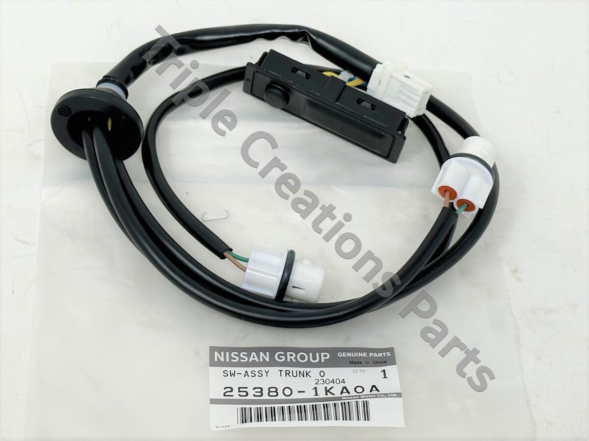 Genuine Nissan OEM 253801KA0A SWITCH ASSY TRUNK OPENER 25380 Genuine Nissan OEM 253801KA0A SWITCH ASSY TRUNK OPENER 25380