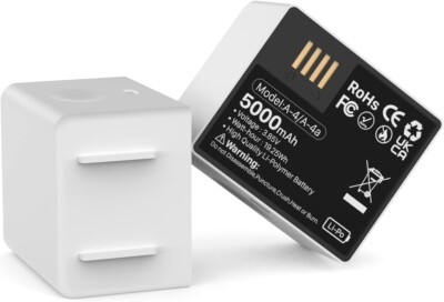 5000mAh 2er Pack wiederaufladbare Akkus für Arlo A-4a VMA5400, Arlo Pro 3, Arlo P