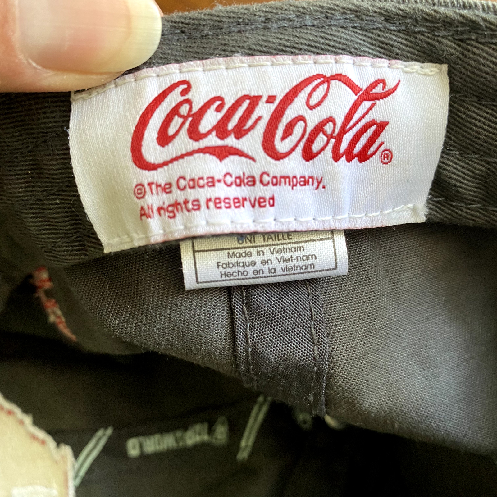 CocaCola Brand Atlanta Home of Coke Gray Canv??? Gem