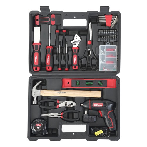 Hyper Tough 45 PC Home Repair Tool Set with Scissors, Hex Keys and More Cordless - Picture 2 of 9