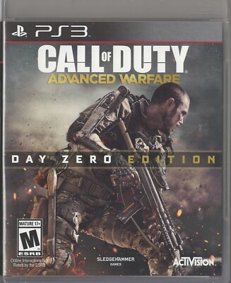 Call of Duty: Advanced Warfare Day Zero Edition (PlayStation 3, 2014) PS3 CIB