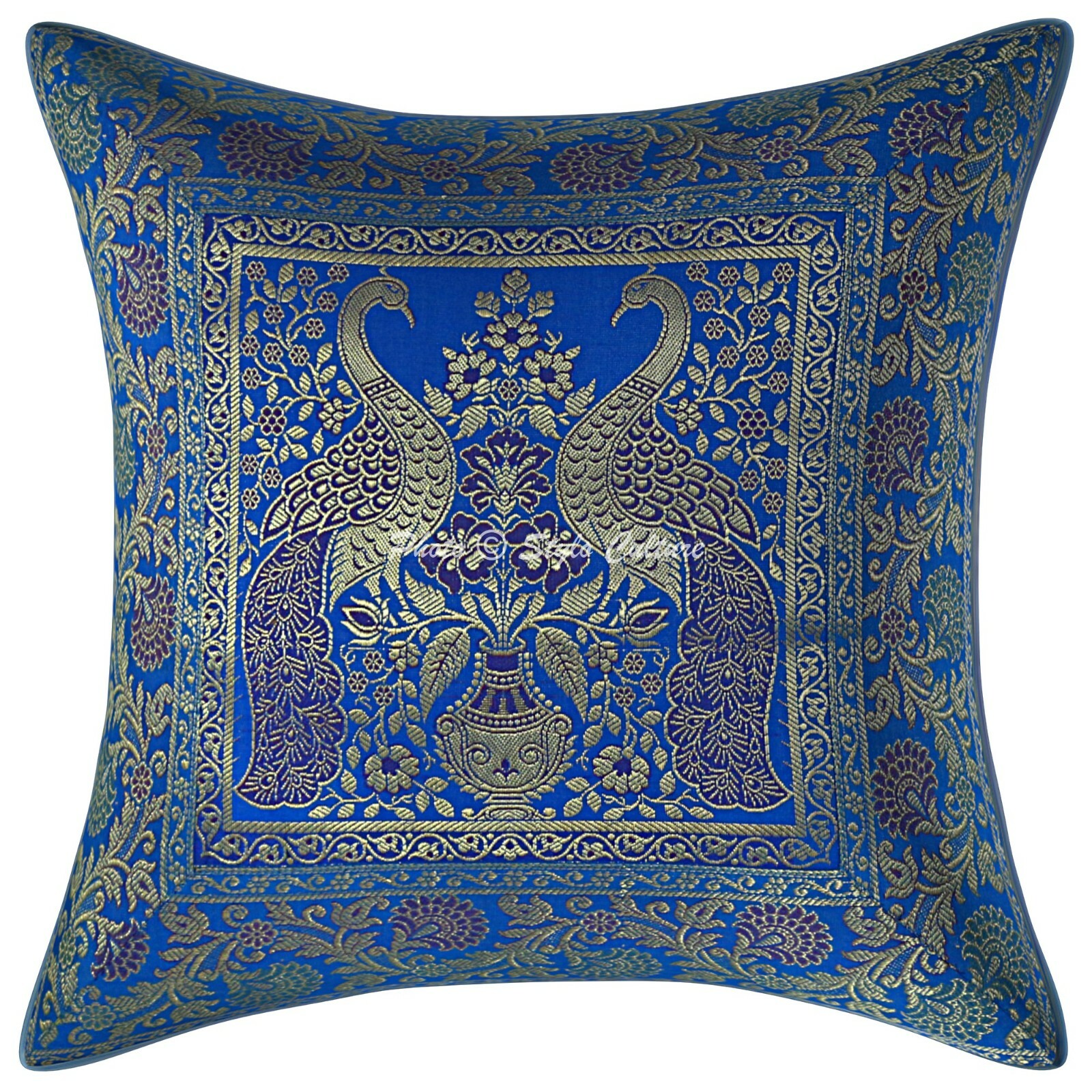 brocade throw pillows