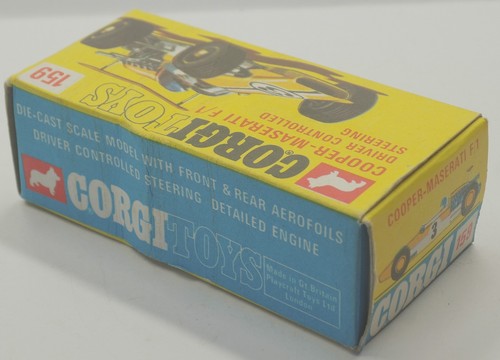 Corgi Toys No.159 Cooper Maserati Formula 1 Racing Car with Steering (1967) - Picture 17 of 20