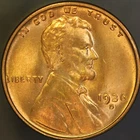 1936 D LINCOLN CENT BU FRESH FROM ORIGINAL ROLL-LOT 2829