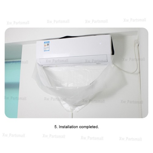 Bolsa de servicio de aire acondicionado transparente limpieza receptora de agua grande 2-3P - Imagen 4 de 8