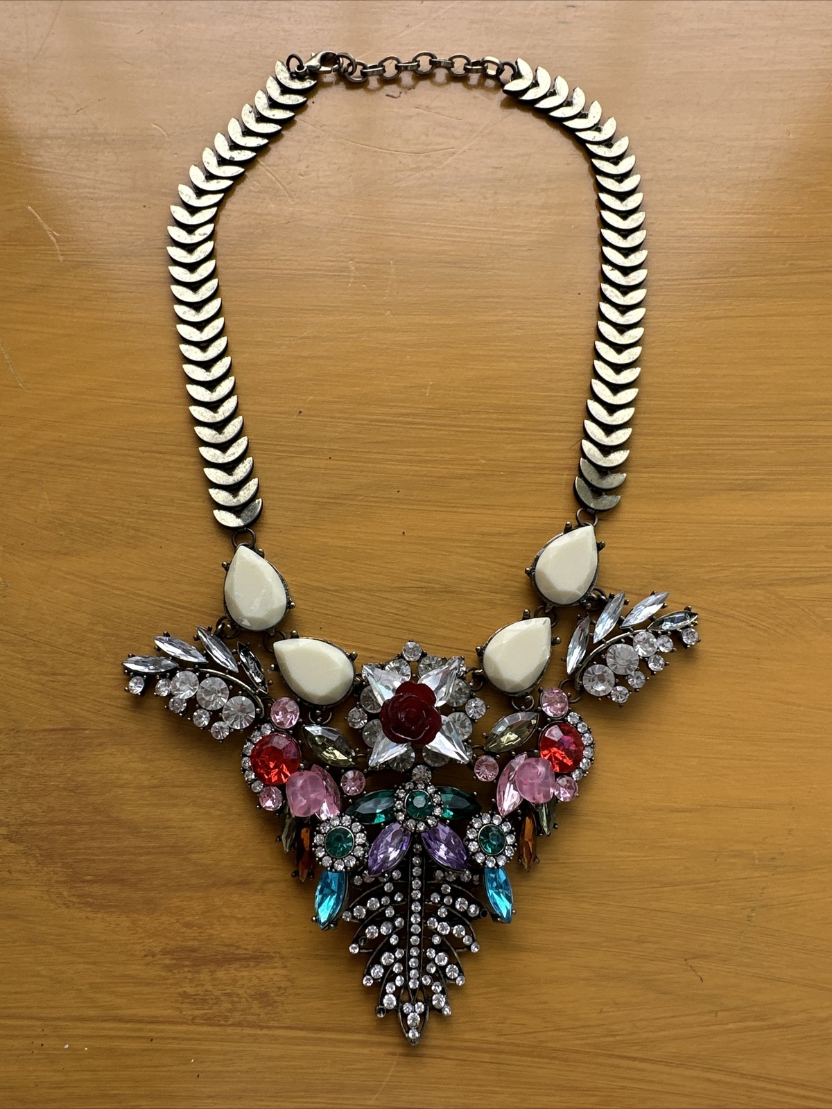 J CREW STATEMENT NECKLACE! Mint condition / vinta… - image 1