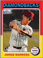 2024 Topps Heritage High Number - Jorge Barrosa #690 (RC) - Diamondbacks