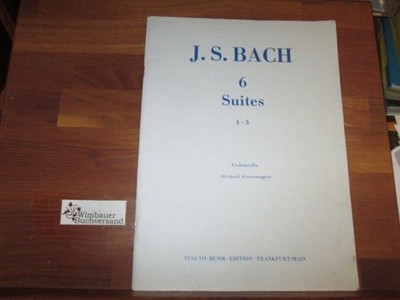 6 Suites 1-3 Violoncello (Richard Sturzenegger) Bach, Johann Sebastian :