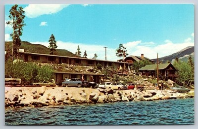 Leatherwood Inn Grand Lake Colorado Rustic Cabins Lodge Vintage Postcard CO