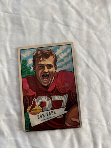 Don Paul #103 1952 Bowman Large card