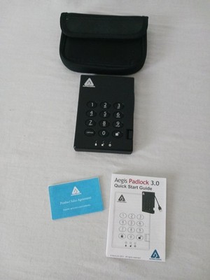 Apricorn Aegis Padlock 3.0 500 GB USB 3.0 Secure Encrypted Drive - EUC
