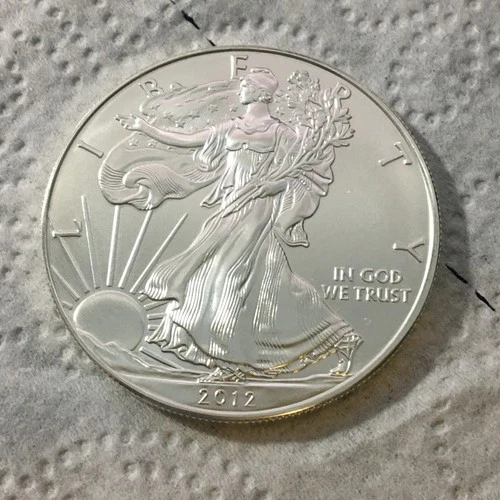 2012 American Silver Eagle 1 Troy Oz .999 Fine Silver ~ Always In Capsule